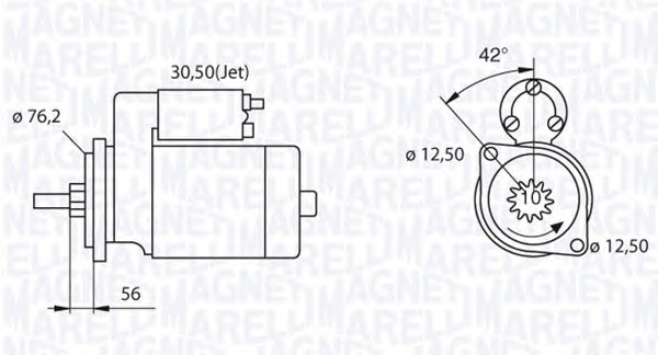 MAGNETI MARELLI Önindító MSN2068_MM