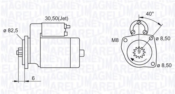 MAGNETI MARELLI Önindító MSN2100_MM