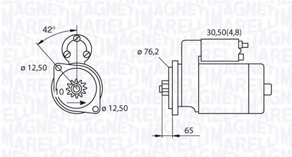 MAGNETI MARELLI Önindító MSN2101_MM