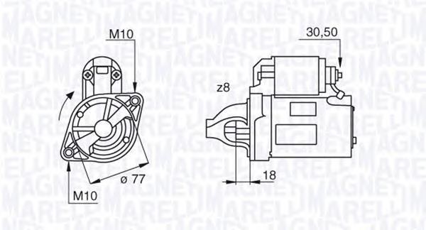 MAGNETI MARELLI Önindító 63522605_MM