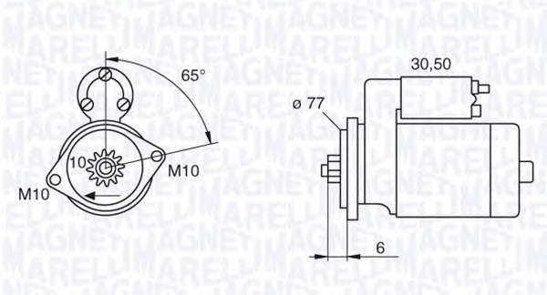 MAGNETI MARELLI Önindító MSN2613_MM