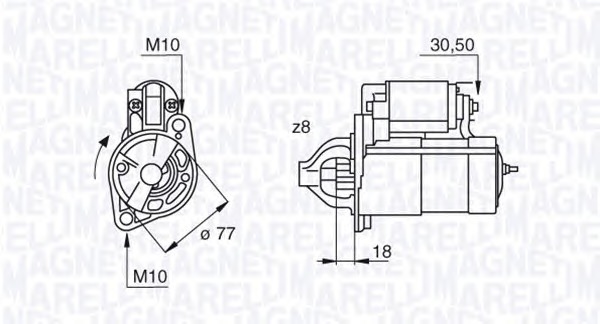 MAGNETI MARELLI Önindító MSN2619_MM