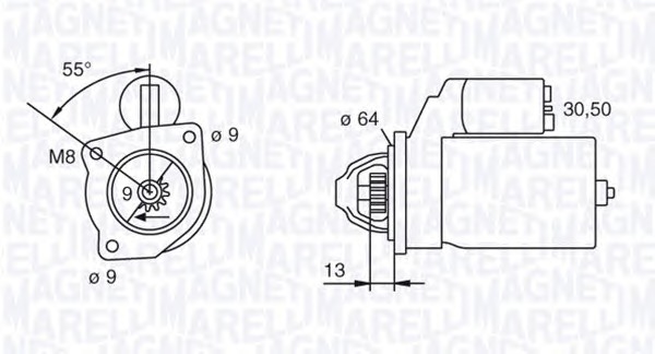 MAGNETI MARELLI Önindító MSN927_MM