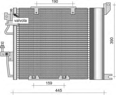 MAGNETI MARELLI Klímahűtő BC256_MM