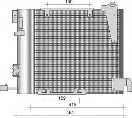 MAGNETI MARELLI Klímahűtő BC263_MM