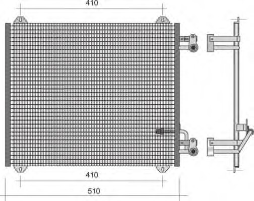 MAGNETI MARELLI Klímahűtő BC375_MM