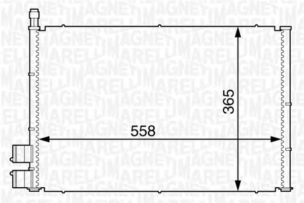 MAGNETI MARELLI Klímahűtő BC605_MM