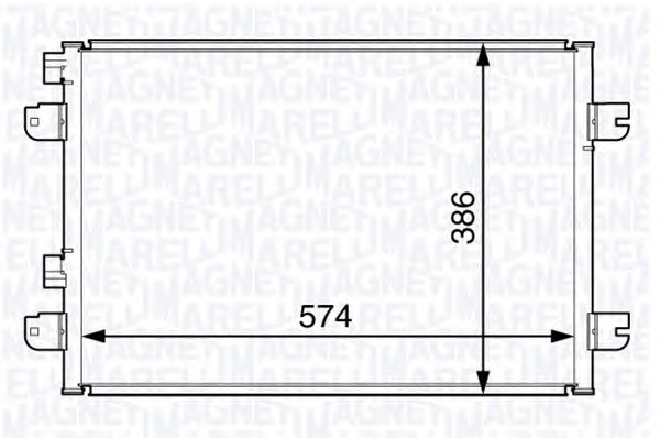 MAGNETI MARELLI Klímahűtő BC728_MM