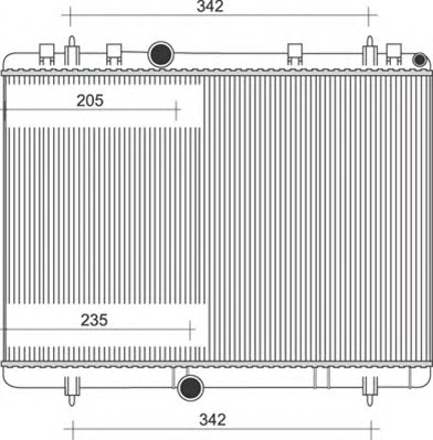 MAGNETI MARELLI Vízhűtő BM889_MM