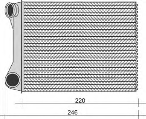 MAGNETI MARELLI Fűtőradiátor BR268_MM