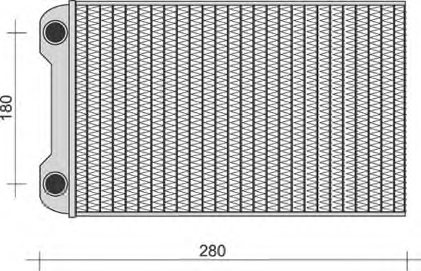 MAGNETI MARELLI Fűtőradiátor BR280_MM