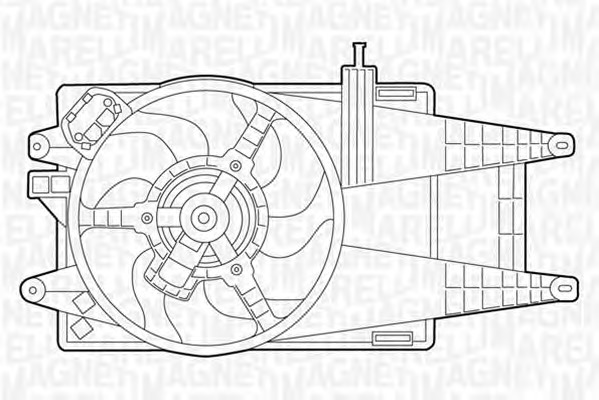 MAGNETI MARELLI Ventilátor, vízhűtő MTC049AX_MM