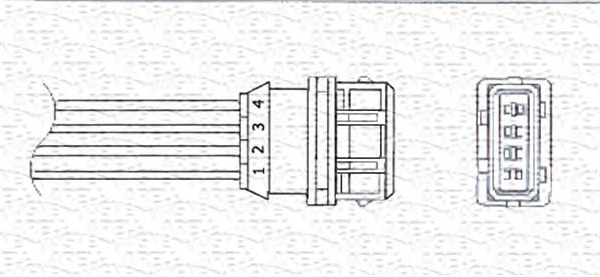 MAGNETI MARELLI Lambdaszonda OTA4F-5C2_MM