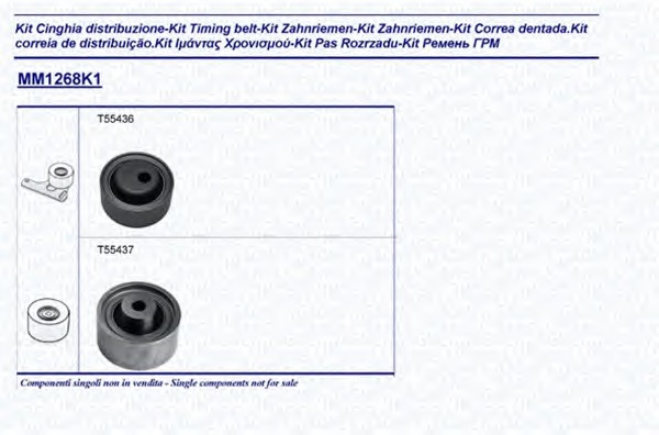 MAGNETI MARELLI Vezérműszíj készlet MM1268K1_MM