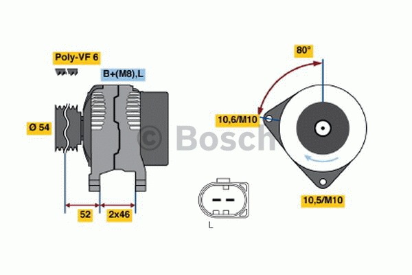 BOSCH Generátor 0121615028_BOSCH