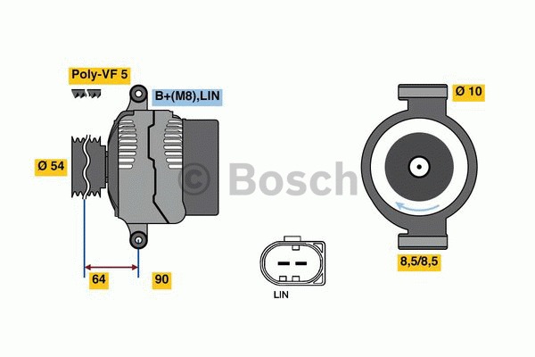 BOSCH Generátor 0121715008_BOSCH