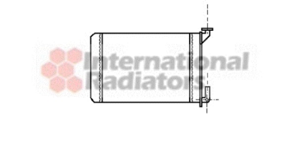 VAN WEZEL Fűtőradiátor 43006028_VW