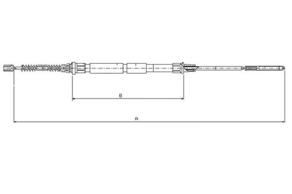 TEXTAR Kézifék bowden 44006500_TEXTAR