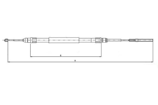 TEXTAR Kézifék bowden 44009000_TEXTAR