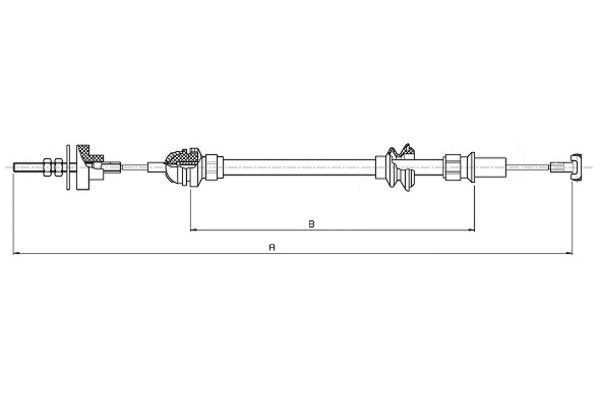 TEXTAR Kuplungbowden 58002400_TEXTAR