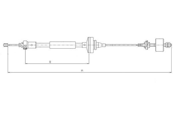 TEXTAR Kuplungbowden 58013900_TEXTAR