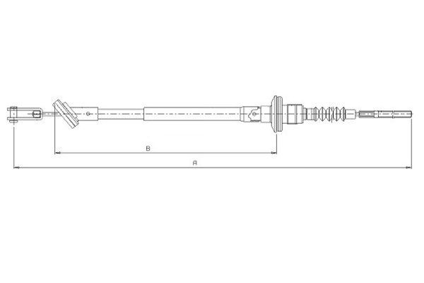 TEXTAR Kuplungbowden 58014600_TEXTAR