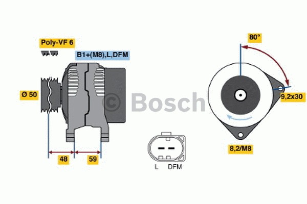 BOSCH Generátor 0124325142_BOSCH