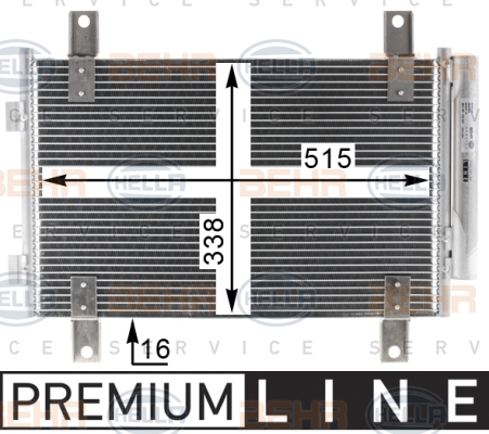 MAHLE Klímahűtő AC810000P_MAHLE