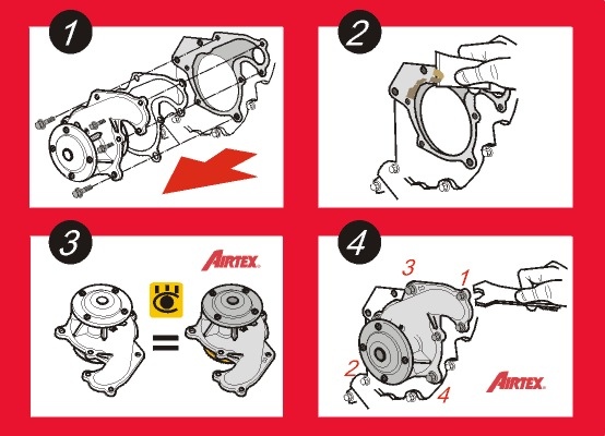 AIRTEX Vízpumpa 4042AIR