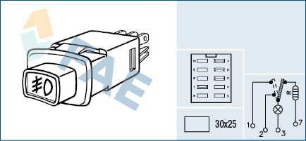 FAE Kapcsoló, ködlámpa 61530_FAE