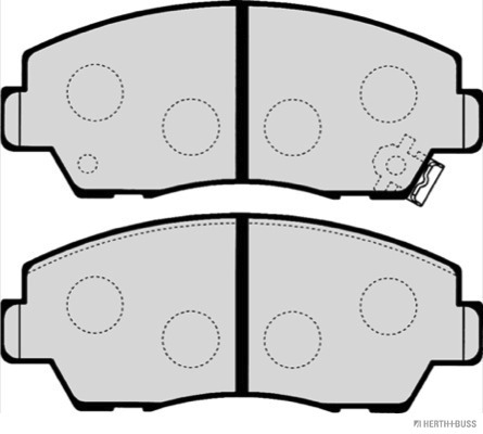 HERTH+BUSS JAKOPARTS Fékbetét, mind J3603034_HTB