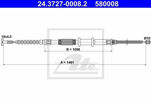 ATE Kézifék bowden 24.3727-0008.2_ATE
