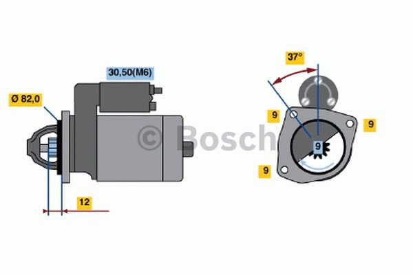 BOSCH Önindító 0001108204_BOSCH