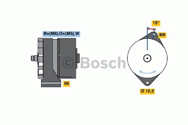 BOSCH Generátor 0120469722_BOSCH