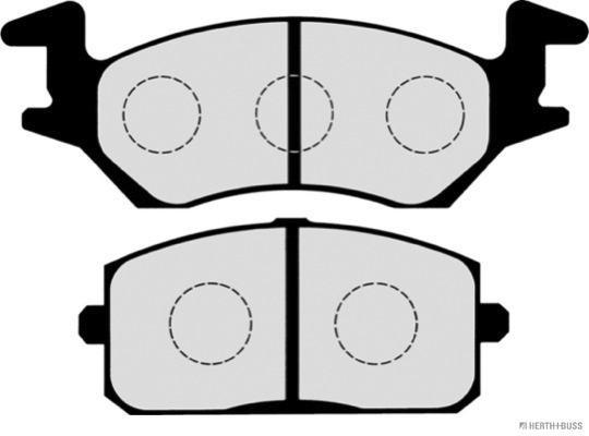 HERTH+BUSS JAKOPARTS Fékbetét, mind J3602041_HTB