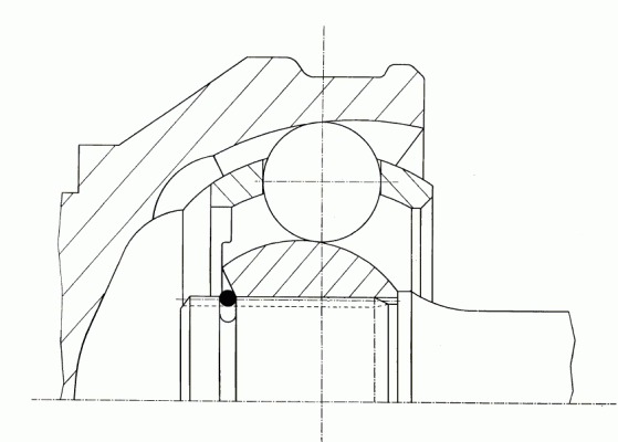 GKN Féltengelycsukló készlet 304830_GKN