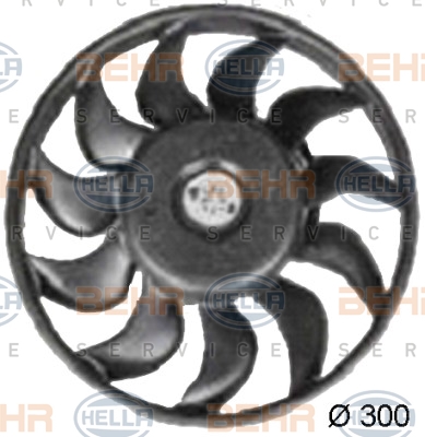 BEHR Ventilátor, vízhűtő 8EW351038-371