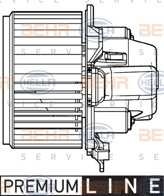 BEHR Ventilátor, utastér 8EW351039-331