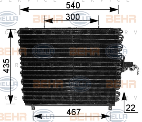 BEHR Klímahűtő 8FC351035-771