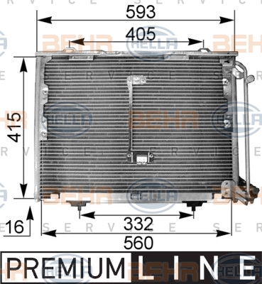 MAHLE Klímahűtő AC168000P_MAHLE