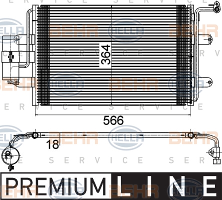 BEHR Klímahűtő 8FC351036-381