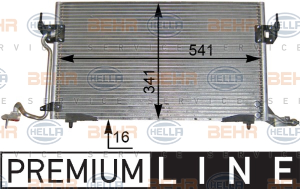 BEHR Klímahűtő 8FC351036-401