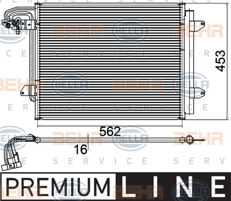 BEHR Klímahűtő 8FC351301-051