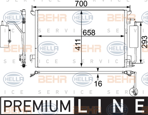 BEHR Klímahűtő 8FC351302-591