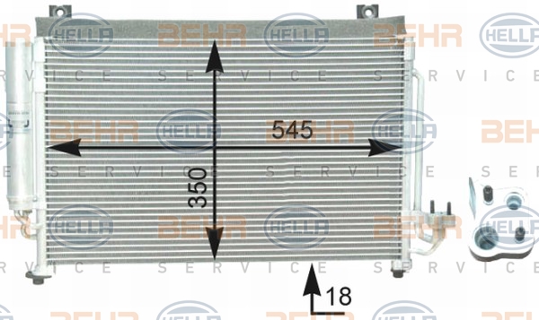 MAHLE Klímahűtő AC427000P_MAHLE