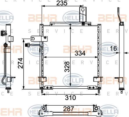 MAHLE Klímahűtő AC468000S_MAHLE