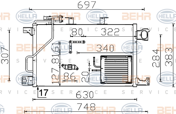 MAHLE Klímahűtő AC661000S_MAHLE