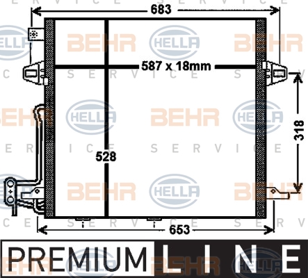 BEHR Klímahűtő 8FC351330-611