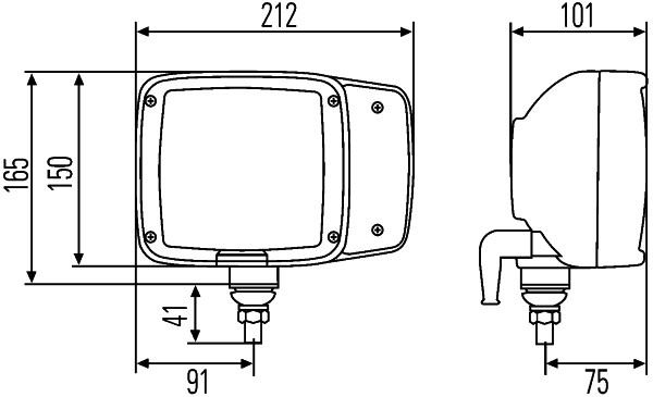 HELLA Fényszóró 1SA996120-357