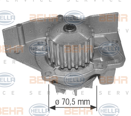 MAHLE Vízpumpa CP144000S_MAHLE